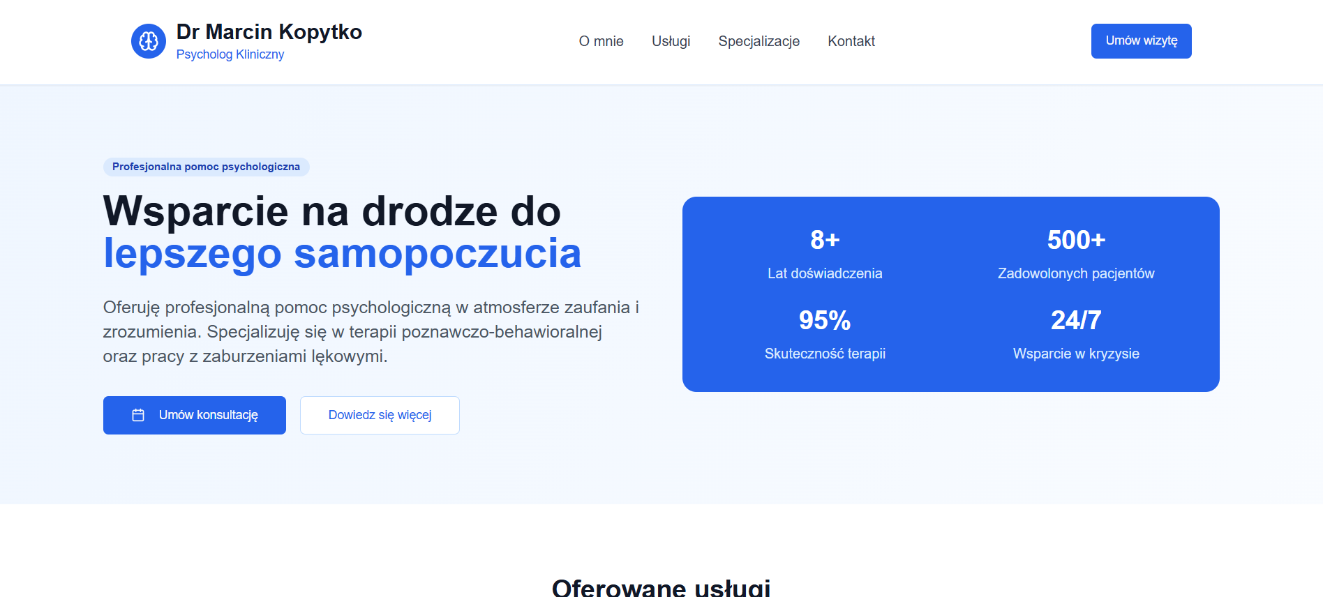 Dr Psycholog - Gabinet psychologiczny